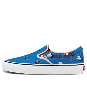 Кроссовки cali thornhill dewitt x vault classic slip-on lx 'blue crisis actor' Vans, синий