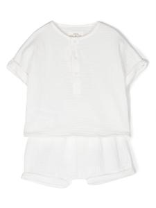 TEDDY & MINOU комплект из шортов и футболки, белый