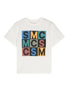 Футболка с логотипом Stella Mccartney Kids, белый
