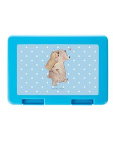 Mr. & Mrs. Panda Ланчбокс Папы Медведя, без слов, пастельно-голубого цвета