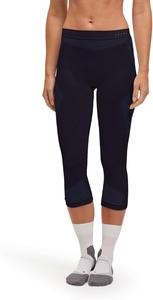 Женские теплые колготки FALKE 3/4, спортивные колготки 3/4, базовый слой, термобелье, 1 пара, Black (Black 3000)