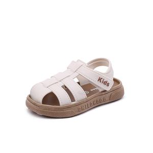 Дышащие низкие детские сандалии для детей от 3 до 7 лет TONYBEAR, экрю