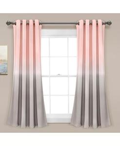Оконные шторы Umbre Fiesta со светофильтрами Lush Decor, розовый