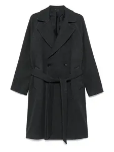 Пальто с поясом TAGLIATORE, серый