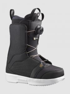 Ботинки для сноуборда Salomon Pearl BOA 2024 Snowboard-Boots, black/white/gold