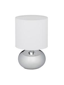 Настольная лампа серебристо-белого цвета - (В)28 x Ø18 см relaxdays
