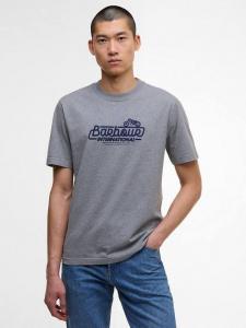 Футболка International Pillion Graphic Cotton Barbour, Anthracite Marl