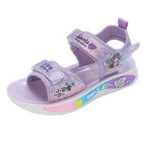 Детские сандалии с низким верхом, нескользящие, износостойкие, дышащие RHOBESAM, фиолетовый