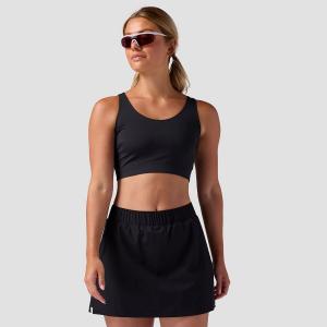 Длинный бра-топ Backcountry, черный