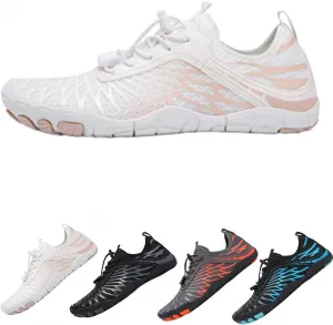 Защитная обувь босиком для женщин и мужчин - сетчатая заземляющая обувь 2025 года с резиновой подошвой, широкой носочной частью, противоскользящая, легкая и дышащая YUHAOMIAO