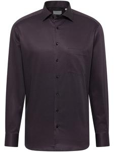 Рубашка MODERN FIT бордового цвета Eterna