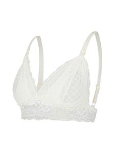 Бюстгальтер цвета шепот белый mama licious
