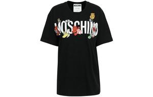 Футболка унисекс черная MOSCHINO
