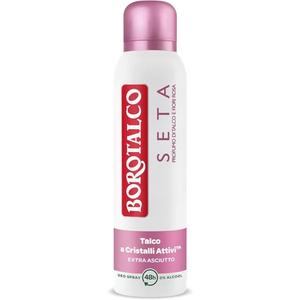 Borotalco Seta Spray Deodorant Talk and Pink Flowers Scent 150 мл - Упаковка из 12 шт Italian Gourmet E.R