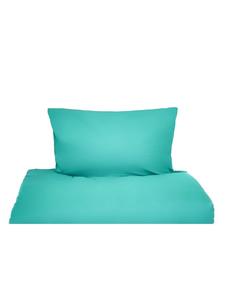 Cofi 1453 Однотонное постельное белье, 100% хлопок, петролейно-голубого цвета