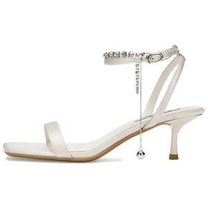 Сандалии женские с одним ремешком и встроенным светом Follow Light 73Hours, Black