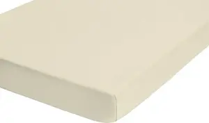 Простыня на резинке biberna Jersey-Elastic-Boxspring 0077640 цвет: шампанское, размер: 1x 90x190 см - 100x220 см Biberna