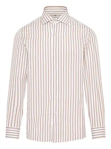 Полосатая рубашка Borrelli, белый