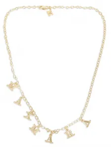 Цепочка на шею с подвеской MAX MARA, желтый