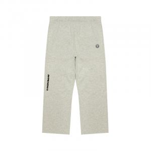 Брюки прямого кроя с нашивкой Logo Aape, серый