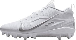 Мужские футбольные бутсы Nike Alpha Menace 4 Varsity, White/Metallic Silver