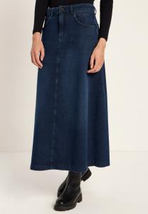 Юбка LANIUS A-line skirt, Dark Blue Denim/Blue Denim