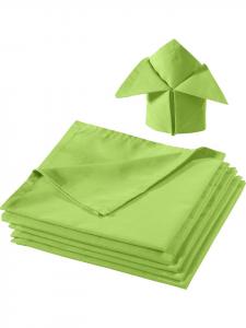 Redbest  Хлопковые салфетки, 6 штук, дизайн «Сиэтл», яблочно-зеленый цвет