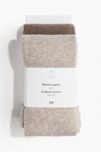Колготки тонкой вязки Mama, 2 упаковки H&M, мультиколор