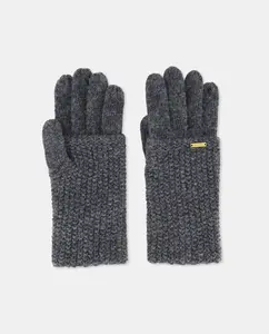 Вязаные перчатки с текстурой Tintoretto, антрацитовый