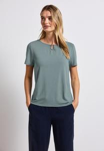 Футболка Street One MIT CUT-OUT, Blau/Blue