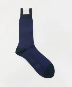 Носки в микроклетку United Arrows, цвет Purple