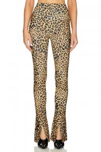 Леггинсы со слипами Norma Kamali, цвет cheetah patch
