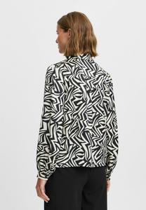 Блузка на пуговицах GEMOTRINE b.young, черный