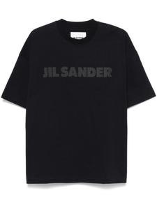 Jil Sander футболка с логотипом, черный