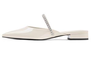 Сланцы с закрытым носком и композитной подошвой для женщин CHARLES&KEITH, chalk белый