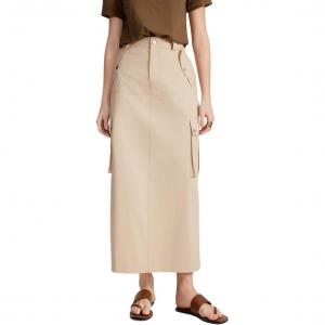 Женская повседневная длинная юбка ELLE, хаки
