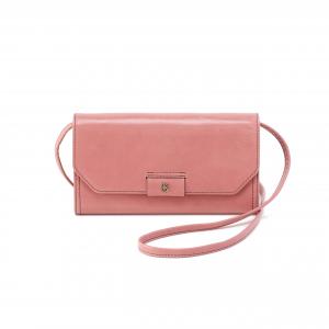 Кошелек HOBO Romy Wallet Crossbody, цвет Rose