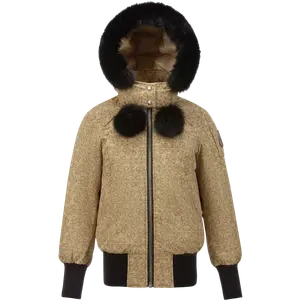 Moose Knuckles Женская пуховая куртка цвета хаки