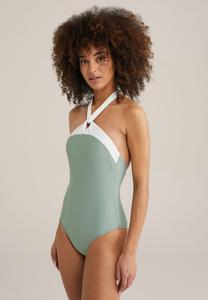 Купальник WE Fashion, светло-зеленый