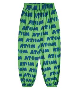 Брюки из хлопка с принтом Aladdin Jellymallow, зеленый