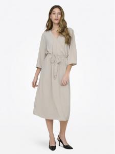 Летнее платье стандартного кроя Jdy, бежевый