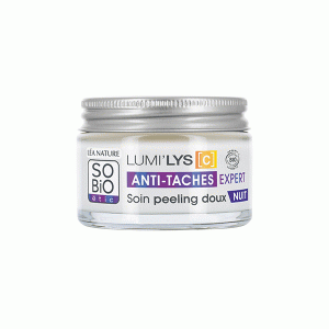 Мягко отшелушивающий ночной крем для лица, 50 мл So'Bio Etic Lumi' lys c
