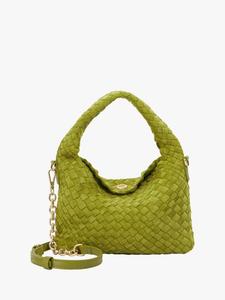 Dinkydeliberate маленькая плетеная сумка-шопер Dune London, Lime