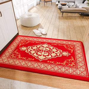 Dajiang Ковер 120х180 см для прихожей в китайском стиле, синий, Huaxi Rumei Design, для удаления грязи и песка