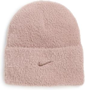 Женская шапка-бини Nike Peak Cozy, Particle Pink/Desert Dust