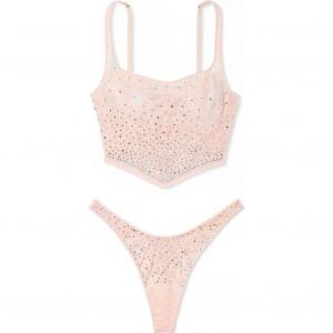 Комплект нижнего белья Victoria's Secret женский цвет сакура розовый