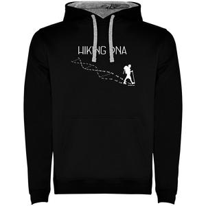Худи Kruskis Hikking DNA Two-Colour, черный