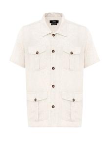 Рубашка на пуговицах классического кроя Antioch, кремовый