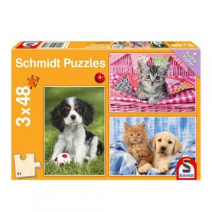 Пазлы My Cutest Baby Animals (3X48Pc)