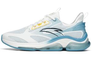 Кроссовки мужские с низким верхом цвета слоновой кости/выбеленный синий/желтый каучук Anta